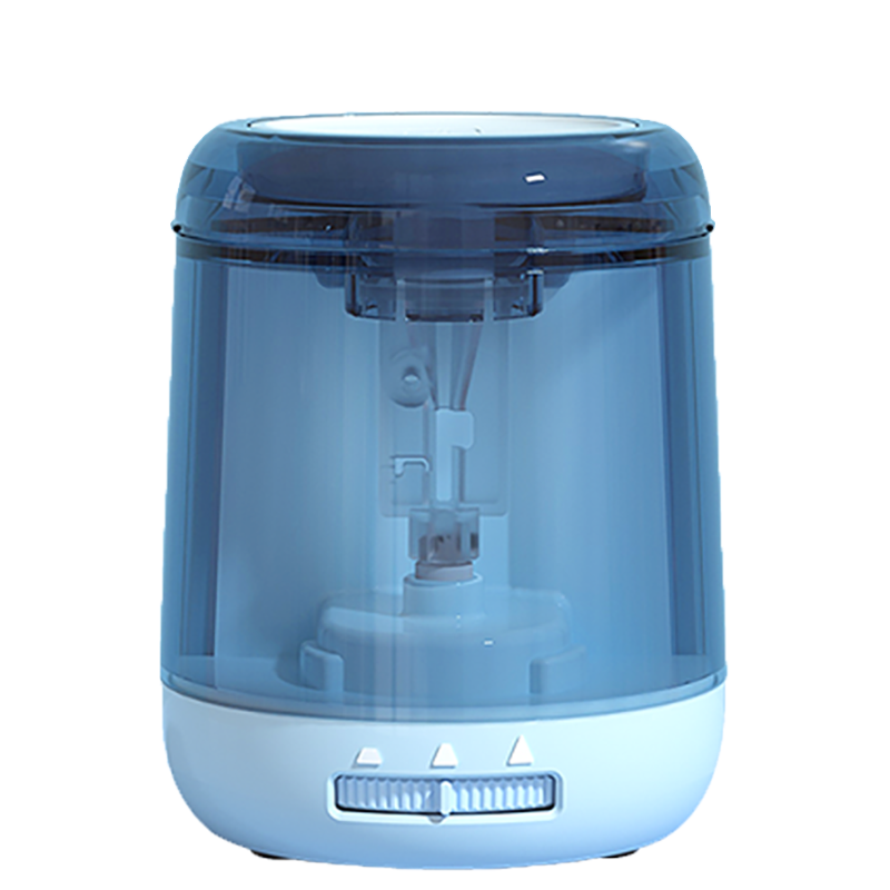 M&G Stationery Electric Pencil Sharpener Semi-Automatic Pencil Sharpener Rotary Pencil Sharpener Shaver Pencil Sharpener Birthday Gift for Boys And Girls Rechargeable Blue Graduation Gift