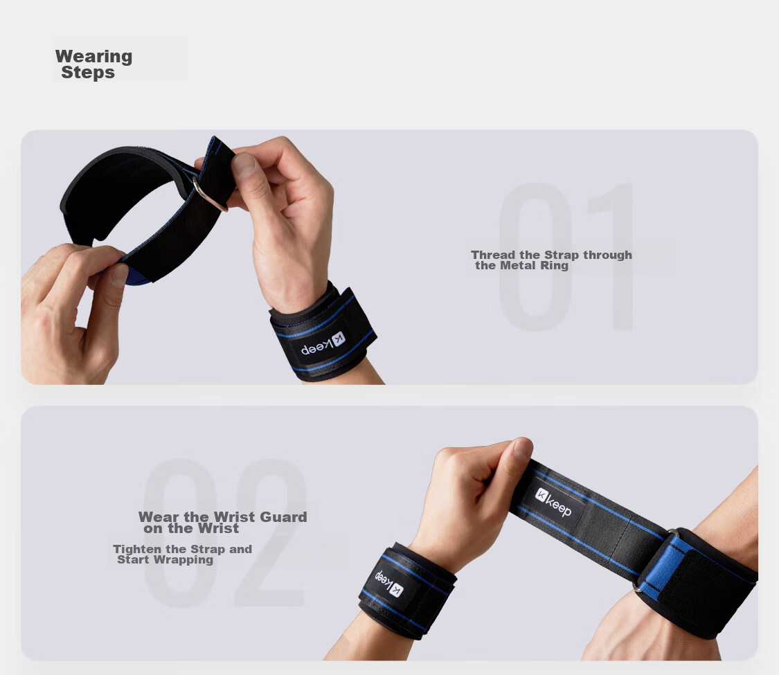 Keep Wrist Support Fitness Training Anti-Sprain Tendonitis Strength Training Bench Press Deadlift Bandage Basketball Compression Brace 25