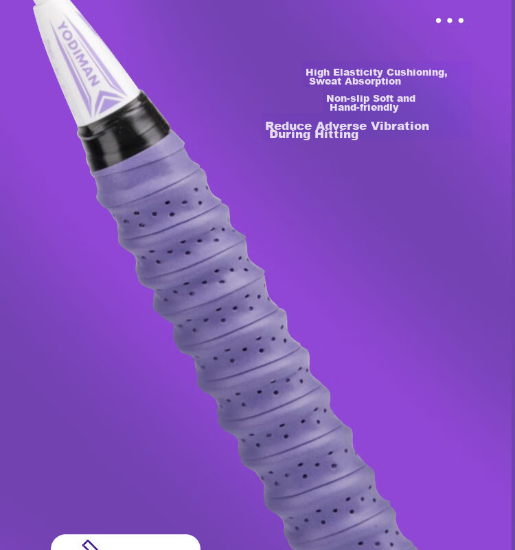 Yodiman Purple And White Badminton Racket, Full Carbon Ultra-Light 6U Single Racket 660 17