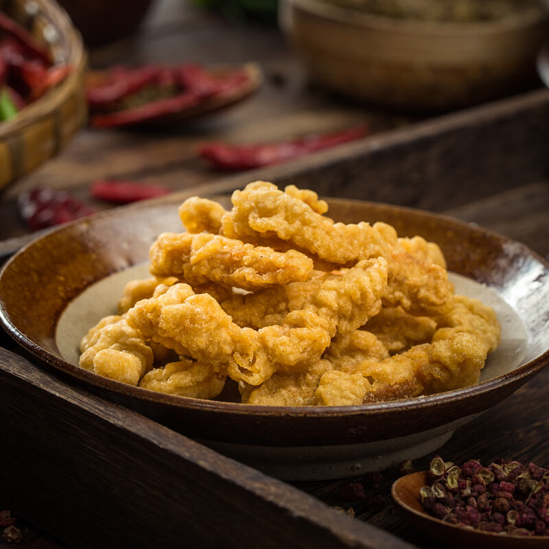美好 农家小酥肉椒麻味400g 猪肉酥肉 方便半成品菜 空气炸锅食材