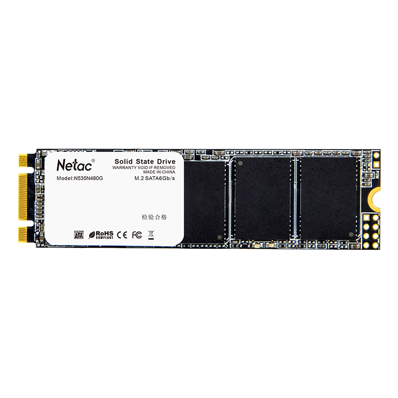 Netac 480GB SSD Solid State Drive, M.2 Interface (SATA Bus), N535N Ultra Light Series, Fast And Smooth Experience with High-Speed Storage