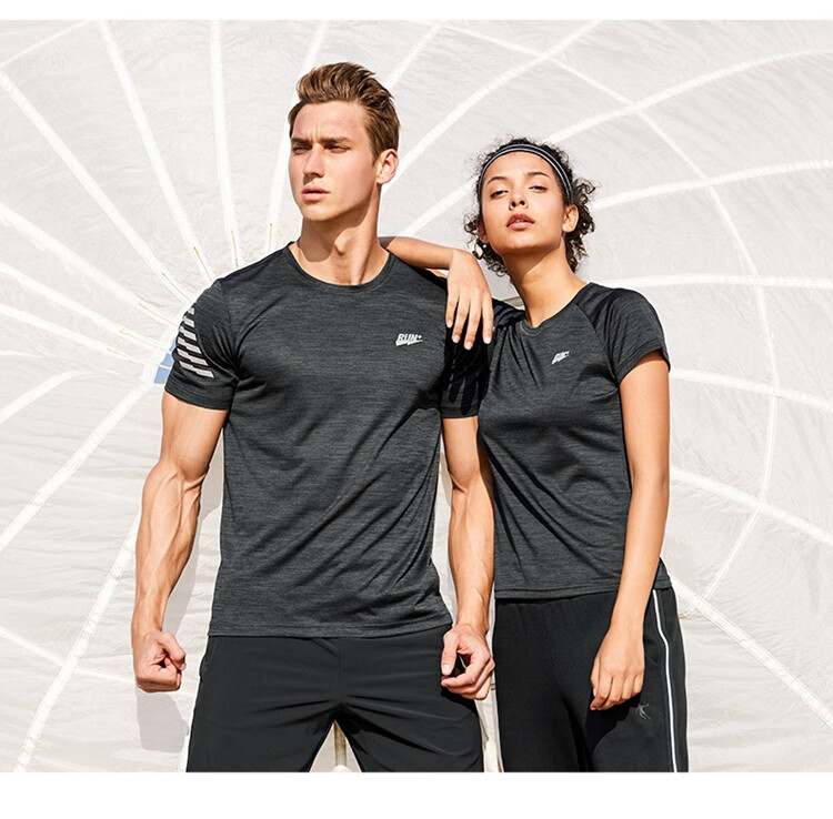 Jordan Men's Short Sleeve T-Shirt Thin Quick-Dry Sports Round Neck Ice Silk Casual Running Fitness Top 7