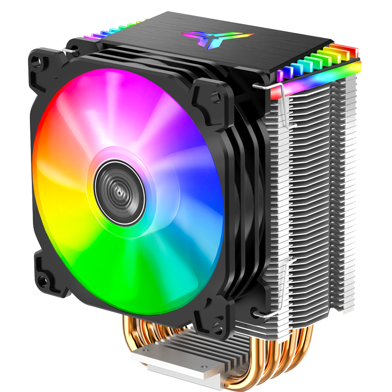 JONSBO CR-1400 Tower CPU Cooler (Motherboard 5V ARGB Sync/4 Heat Pipes/PWM Fan/Multi-Platform/Thermal Paste Included)