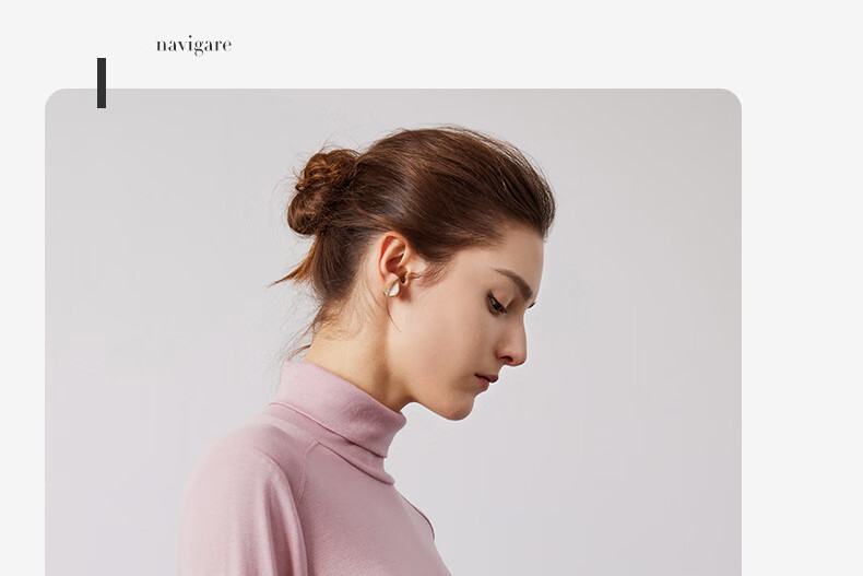Navigare Women's Turtleneck Slim-Fit Base Layer, High-Elastic Solid Color Long-Sleeve Top 2335084501 37