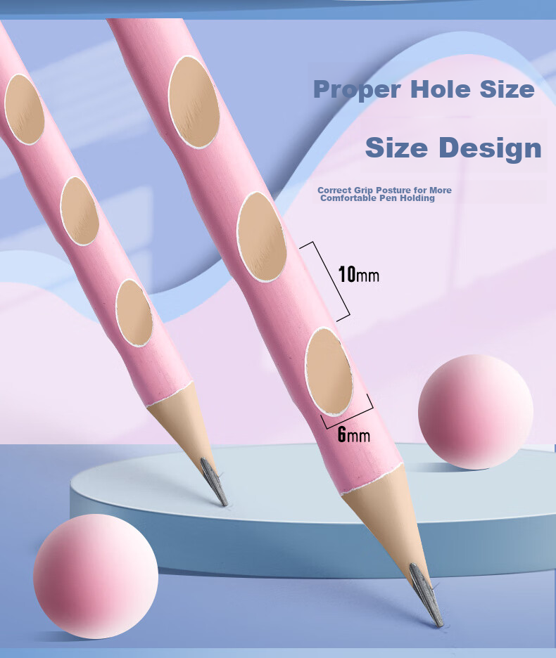 Licao Pencil for Primary School Students, Automatic Pencil with Eraser for Kindergarten Beginners, Elementary School Stationery, Everlasting Pencil, No Need to Sharpen, 3 Pieces 9