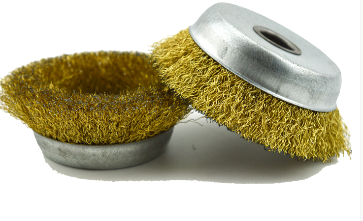 碗型钢丝轮金属除锈机用钢丝刷角磨机打磨钢丝轮125mm 个