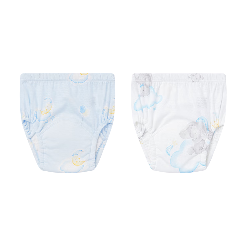 PurCotton Baby Training Pants 2 Pieces [No Softener], Infant Toilet Training Diapers, Washable Diapers, Scientific Weaning from Disposable Diapers