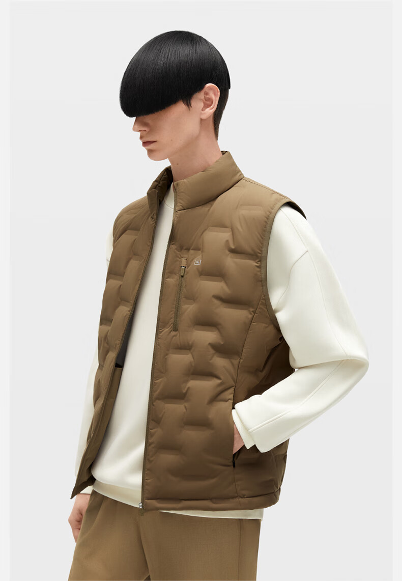 Bananain Hydrogen Gas 502A Men's Lightweight down Vest, Windproof, Waterproof, Versatile, Warm, Breathable, Anti-Static, Autumn And Winter Jacket 35