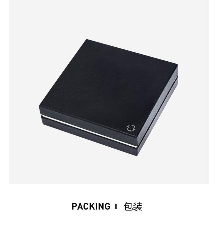 MONTBLANC Men's High-Quality Buckle Black Single-Sided Belt, 114421 Mid-Autumn Festival Gift 1