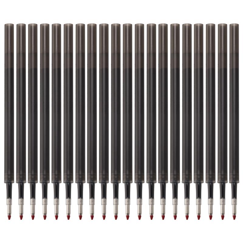 M&G Stationery Black 0.5mm Bullet Tip Gel Pen Refills Compatible with Various Retractable Gel Pens Signature Pen Refill Water-Based Pen Replacement Cartridges 20 Pieces/Box 2005 Exam