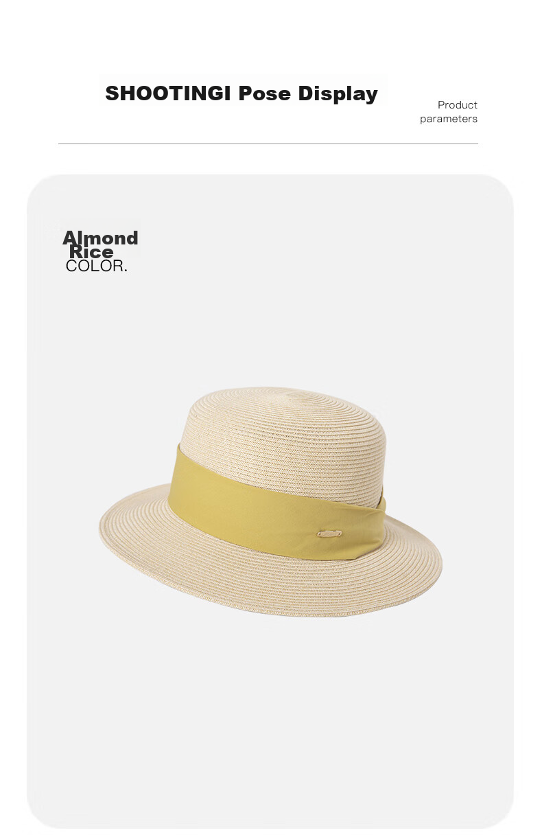 Siggi Straw Hat for Women, Summer Sun Protection UV-Resistant Flat Brim Hat, Sunscreen Cap, Flat Top Hat, Sun Visor, Gift for Wome 28