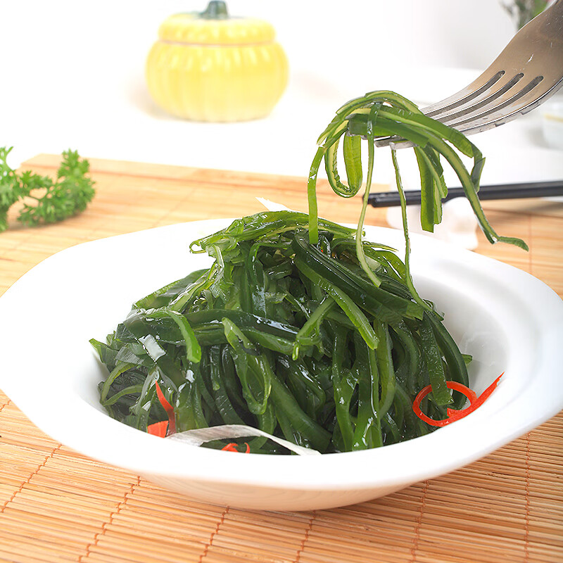 海芝宝荣成海带 有机盐渍海带丝 净重500g*2 凉拌火锅涮烫