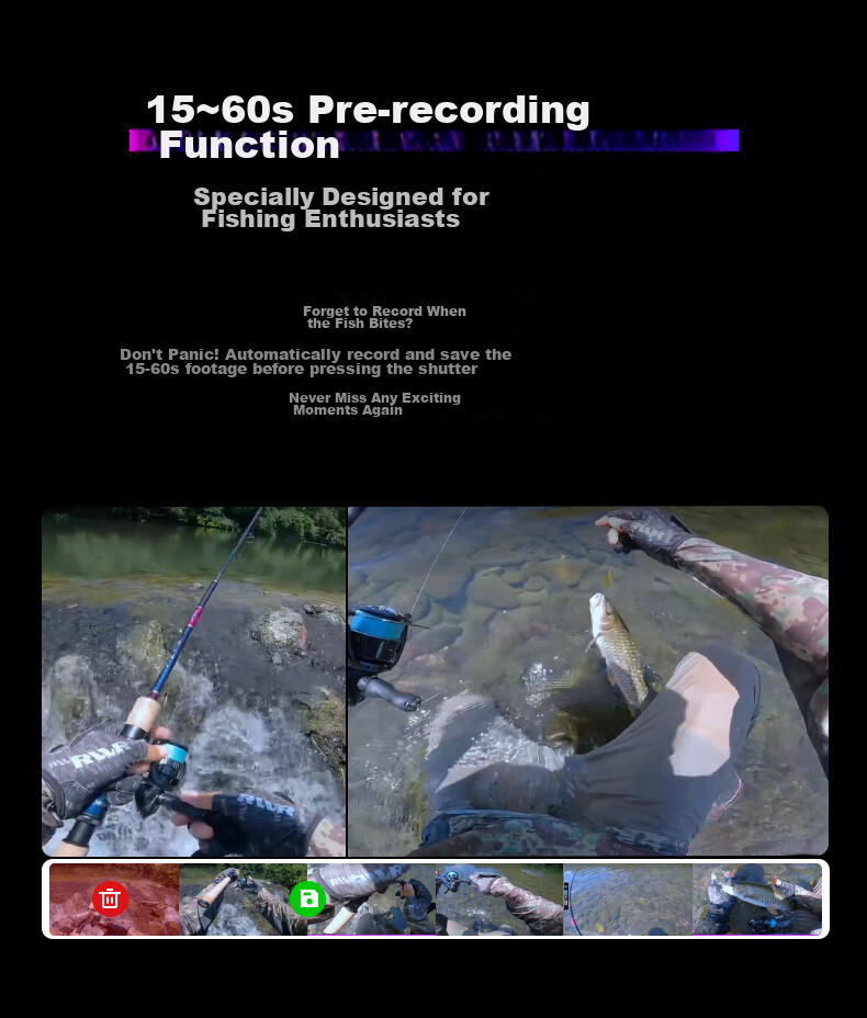 SJCAM SJ20 Night Shooting Dual Lens Anti-Shake Waterproof Action Camera Motorcycle Helmet Riding Recorder Outdoor Live Streaming Pre-Recording Vlog Fishing Head-Mounted Camera 128 13