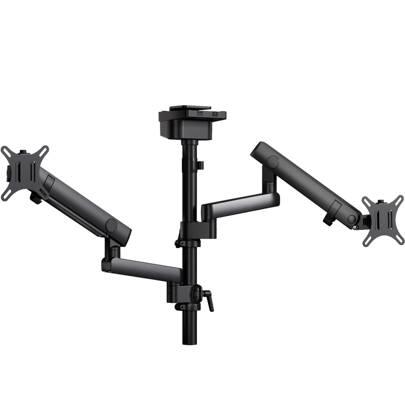 Brateck Beihu Laptop Stand, Dual-Screen Stand, Laptop Computer Arm, Mechanical Arm with Two Arms, Upper And Lower Dual-Screen Inverted Stand, E500pd-2+APE40