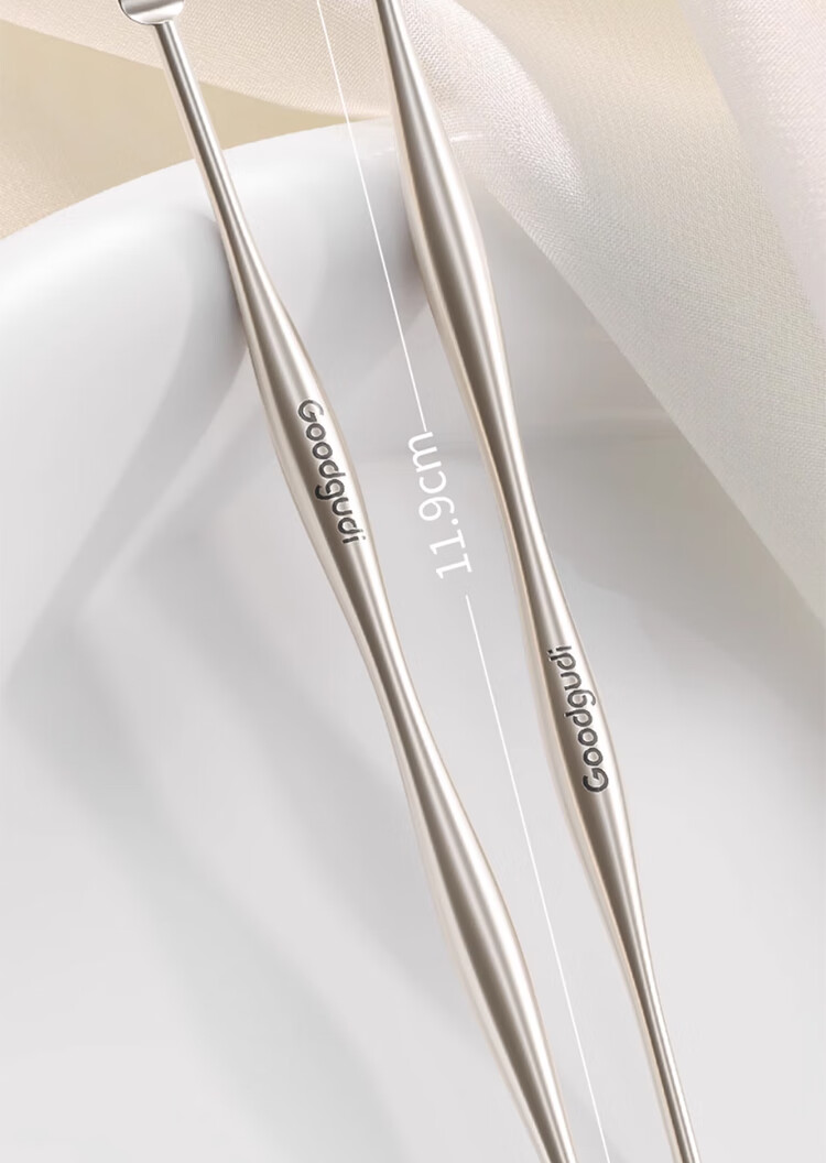 Goood 2-Piece Set, Gentle Double-Ended Ear Pick, High-Quality Smooth Ear Cleaning Tool, Earwax Removal Device 19