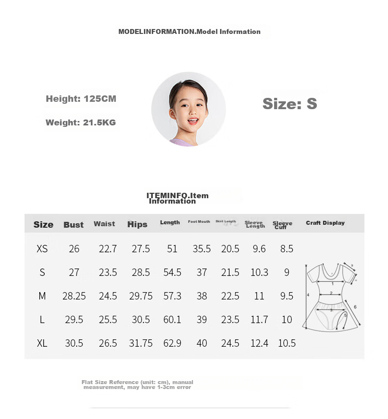 Sansha Ballet Children's Leotard with Skirt, Girls' Short-Sleeve Practice Costume, Dance Exam Outfit, Y3554 Pink XXXL 3