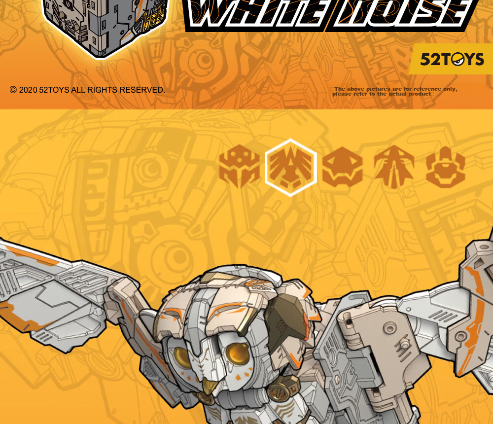 52TOYS Mengshou Xia White Noise Owl Transforming Toy Trendy National Creation Mecha for Boys over 14 Years Old Gift for Boyfriend 2