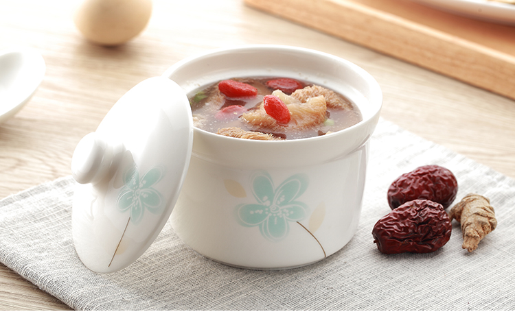 Remec Jin Yurui Mei Remec Stew Pot, Soup Bowl, Bird's Nest Soup Cup, 1 Piece, 250ML 12