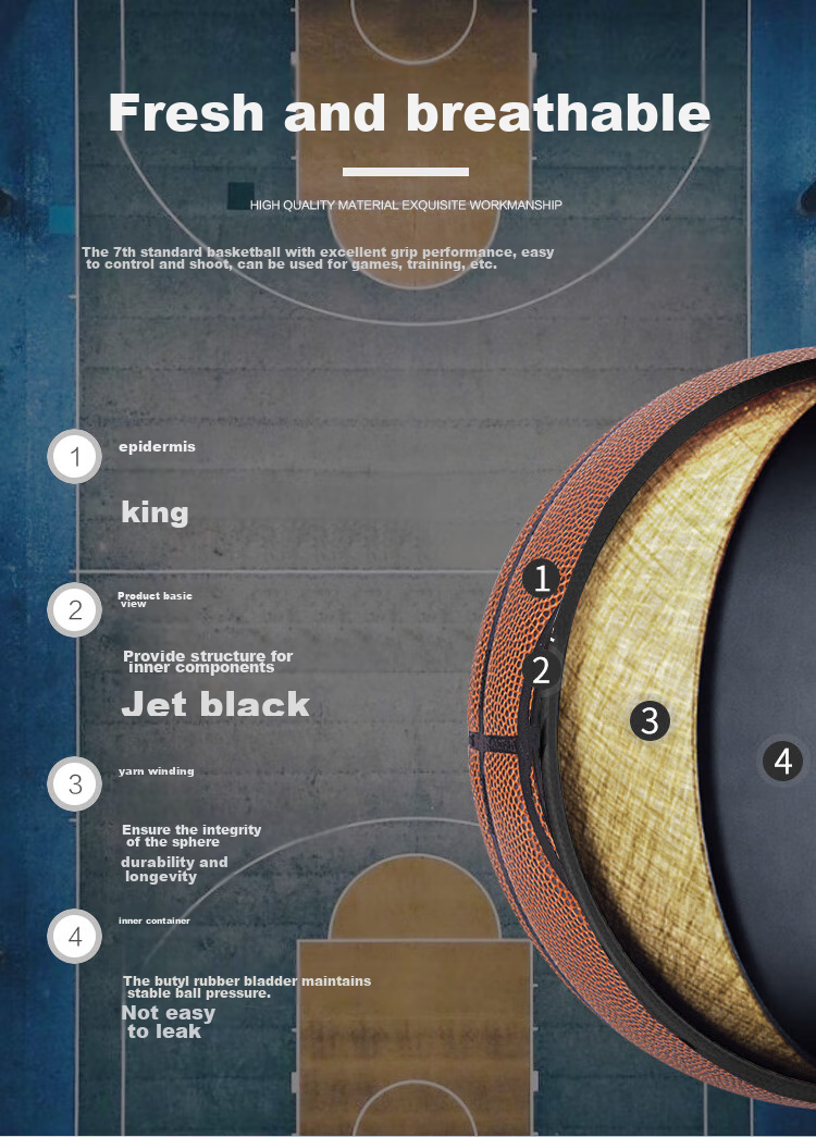 SPALDING Basketball, Indoor And Outdoor Use, Dust-Resistant PU Material, Moisture-Absorbing, Wear-Resistant, Non-Slip Surface, Size 7 Standard Basketball, 77-995Y 8