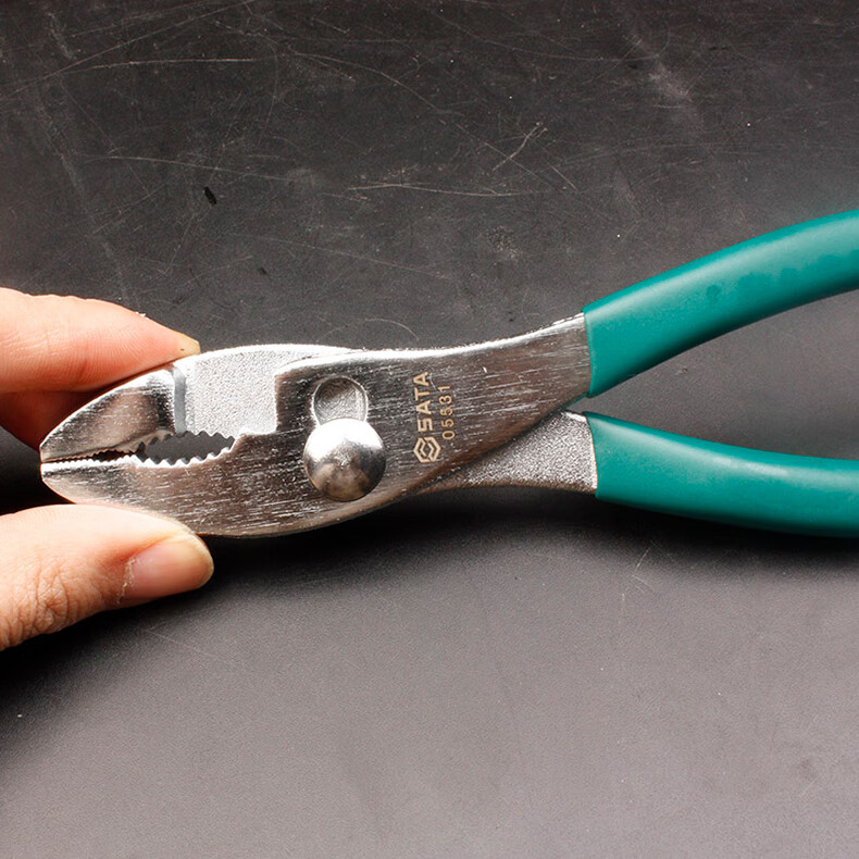 SATA Carp Pliers, 8-Inch Adjustable Diagonal Cutting Pliers, Fish Mouth Pliers, Auto Repair Tail Pliers, Pipe Pliers, 05531 2