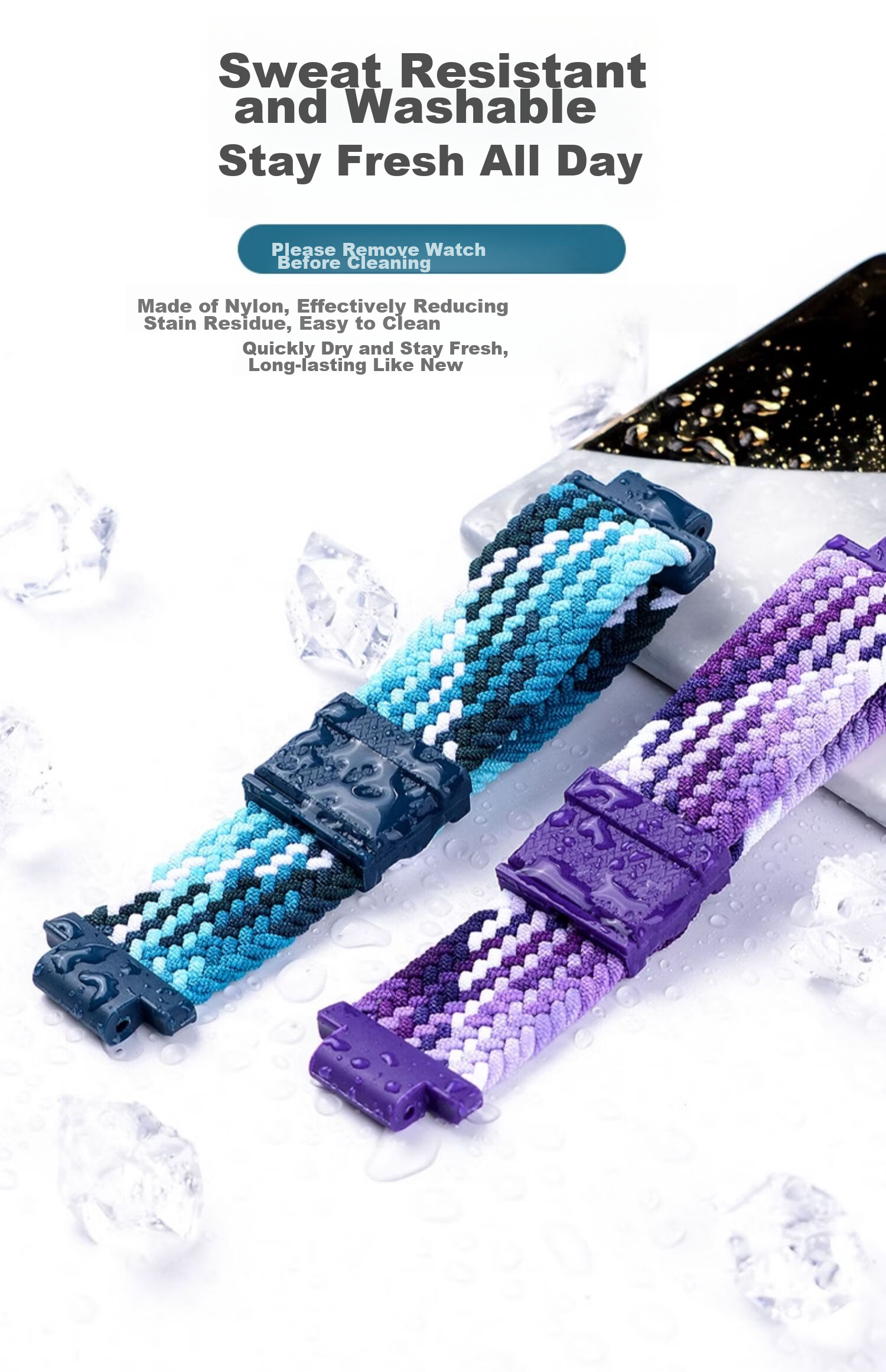 Watchbond Compatible with Xiaotianc Z8 Children's Smartwatch Strap, Suitable for Z10/Z9/Z8A/Z7/Z6/Z5 Braided Magnetic Clasp Watchband, Replacement for Q2A/Q1R/D3 Y01A Wristband 13