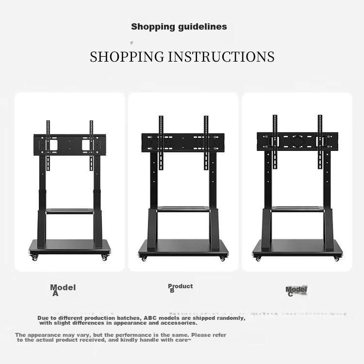 ProPre TV Mobile Stand, 55-100 Inch Large Screen Floor-Standing Integrated TV Bracket, TV Cart, Video Conference Stand 18