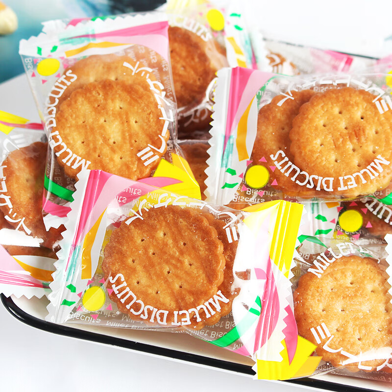 平野米勒韧性饼干145g日本进口日式小圆薄脆饼干儿童休闲零食38女神节礼物