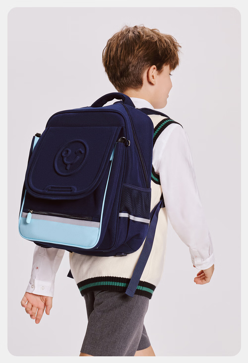 YEEHOO Backpack for Children, Large Capacity, Multifunctional, Lightweight And Comfortable Schoolbag for Grades 1-6 Elementary Students, Boys And Girls 17