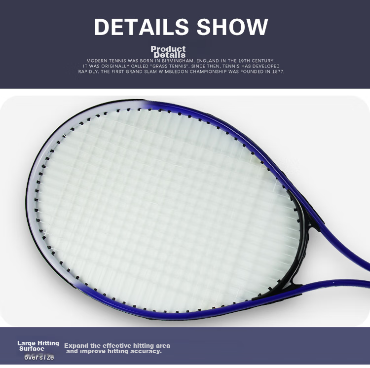 INVUI Tennis Racket for Beginners Training, Rebound Practice with String Tennis Ball, Grip Tape, Racket Case, Black 9
