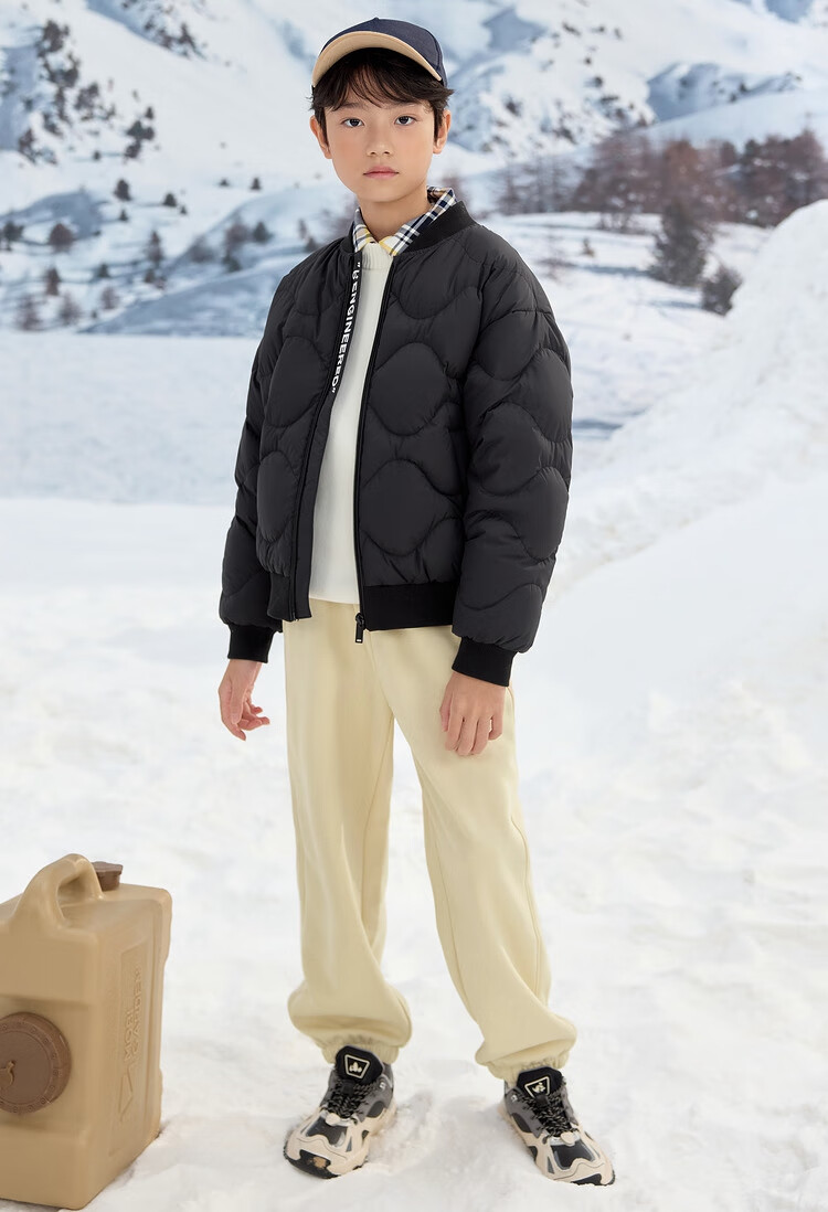 BALABALA Children's down Jacket, Boys And Girls Winter Coat, Short Style for Kids And Teens, 24107214 7