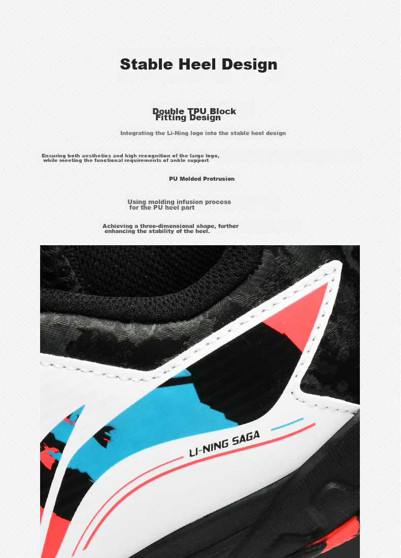 Li-Ning Badminton Shoes, Didi Feixing 3 Junior, Boys And Girls Training Shoes, Wear-Resistant Sports Shoes 8