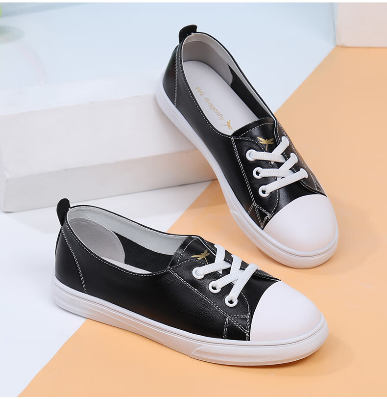 RED DRAGONFLY Women's Casual Shoes, Flat Lace-Up Student Sneakers, Women's Sports Skateboard Shoes C0TTN03632 9