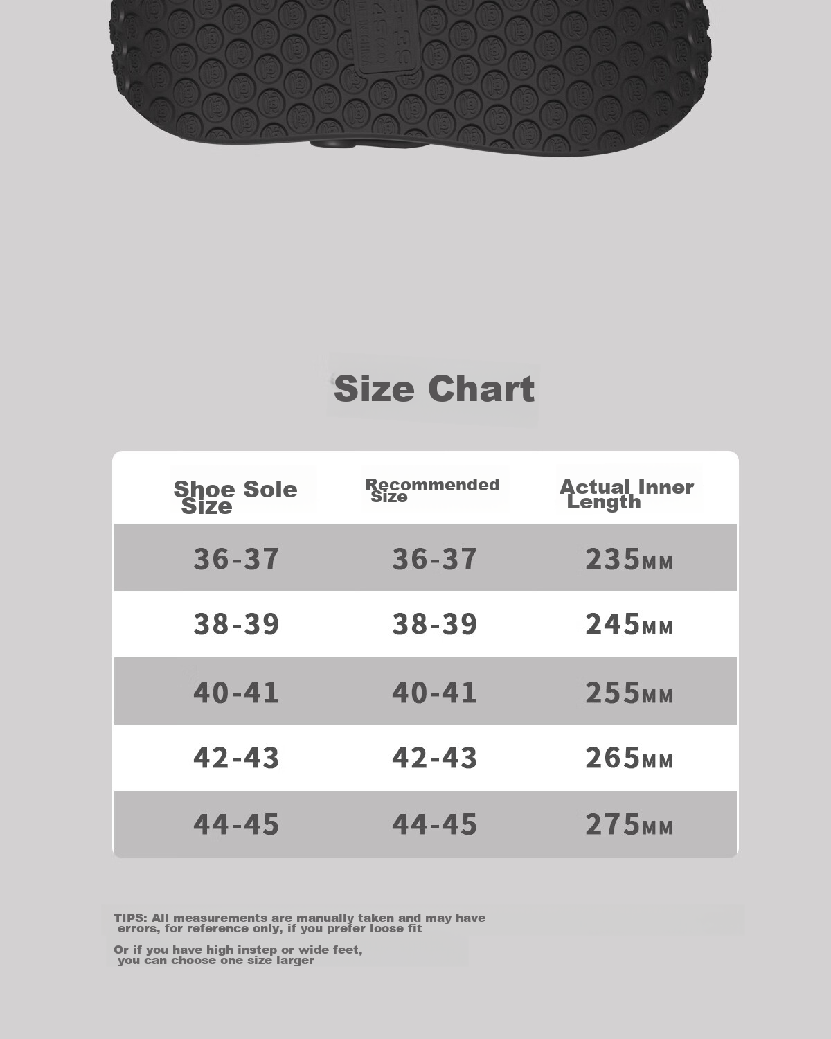 Paul Frank Men's Perforated Shoes, Soft Sole, Closed-Toe, Home Casual Slippers, Outdoor Sandals, Beach Shoes, Black, Size 42-43 14
