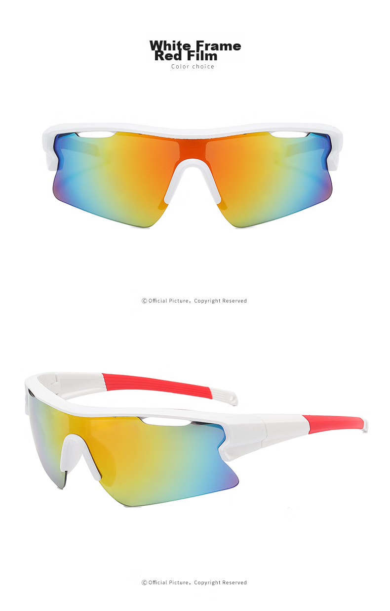 BIKEBROS Cycling Glasses, Multi-Color Windproof Mountain Bike Glasses, Sports Outdoor Running Motorcycle Bicycle Riding Equipment, Bicycle Accessories [Night Vision Black Frame with Yellow Film] 9