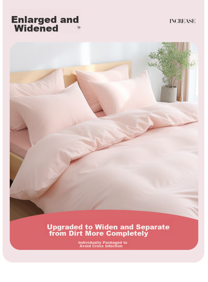 JAJALIN Disposable Bed Sheet And Duvet Set for Train Sleeper, Hotel, Travel Soft Bed, Hygienic Three-Piece Set, Thickened Portable Travel Kit 16