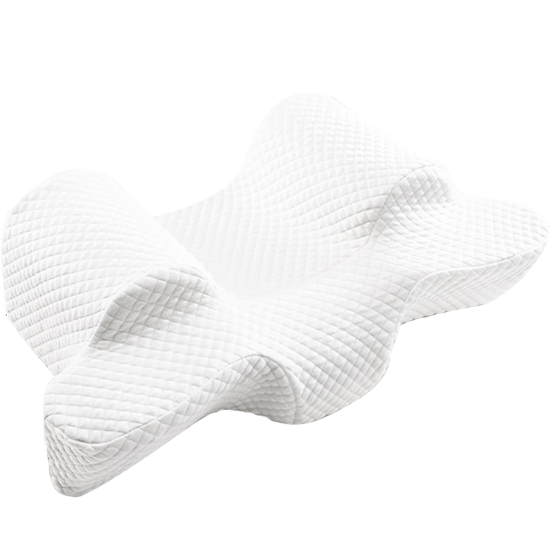 Aeromax Cervical Pillow, Anti-Side Sleeping Memory Foam Pillow, Face-Pressure Free Beauty Pillow, Corrects Sleep Posture, Prevents Sleep Wrinkles