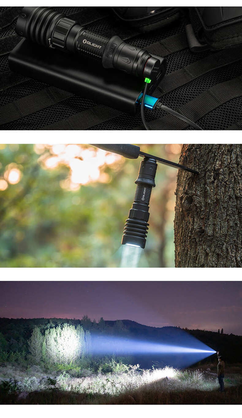 OLIGHT Warrior X4 Tactical Flashlight High Brightness Long Range Waterproof Durable Outdoor Hiking Strobe 10