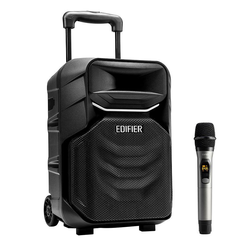 EDIFIER A3-8S, 8-Inch Outdoor Portable Multimedia Speaker with Microphone, KTV Sound System, Square Dance Bluetooth Speaker