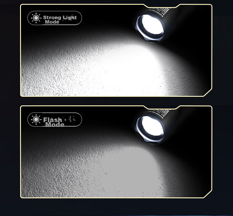 SupFire EP05 Industrial Explosion-Proof High-Intensity Flashlight LED Rechargeable Ultra-Bright Long-Range with Explosion-Proof Certificate for Construction Sites, Miners, And Firefighters 3W High-Power Ultra-Long Battery Life 8 Hours 7