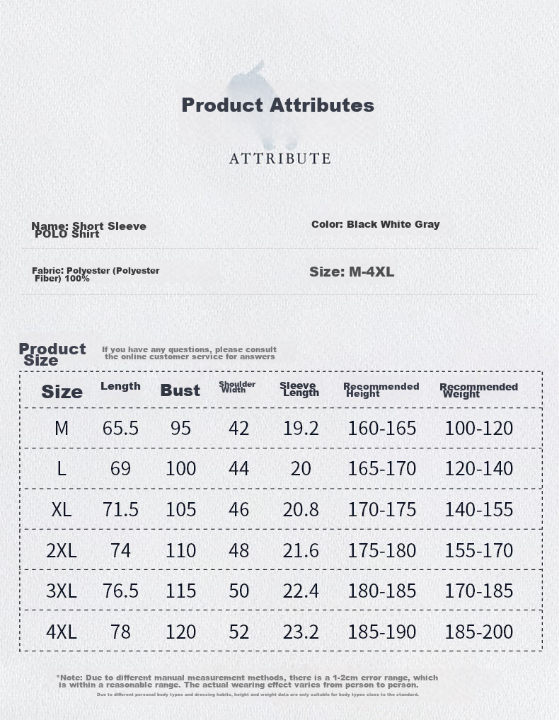 Huili Polo Shirt for Men, Summer Short-Sleeve Quick-Dry T-Shirt, Breathable Collared Casual Wear, Gray, 4XL 9