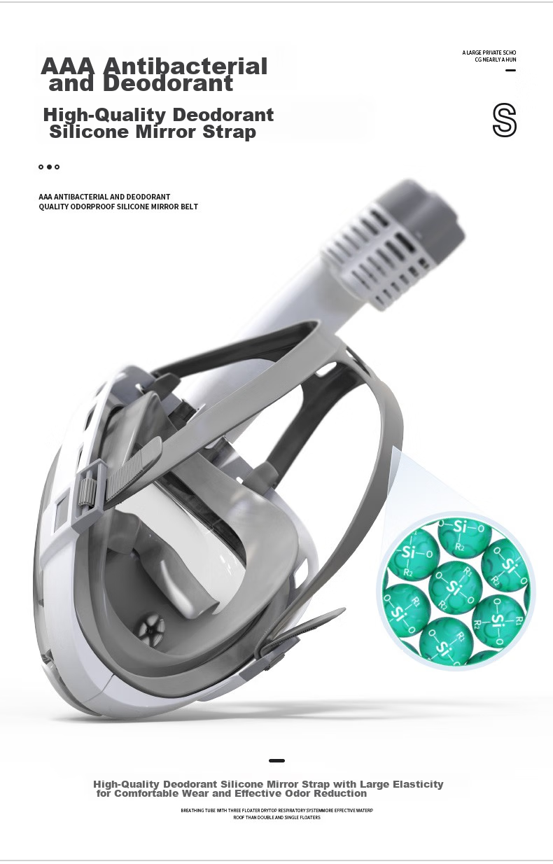 WATERTIME / Shuichuan Diving Mask, Full Dry Snorkel Tube, Swimming And Diving Equipment for Children And Adults 10