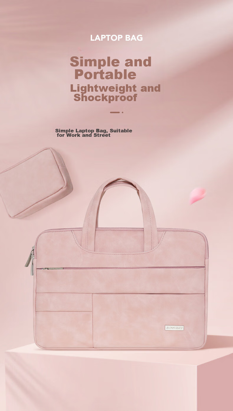 DiYiGongFang Laptop Bag for Women with Shock Protection, Suitable for Lenovo, Huawei, Apple Macbook Air 13/Pro 13-Inch, ASUS, HP, Dell Protective Case 1