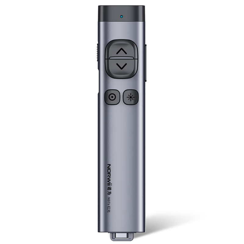 NORWII Laser Pointer, Supports Bluetooth PPT Page-Turning Pen for Teachers, Seewo Whiteboard LED Screen TV Projector All-In Device for Lecturing N97s, Red Light Dual-Head