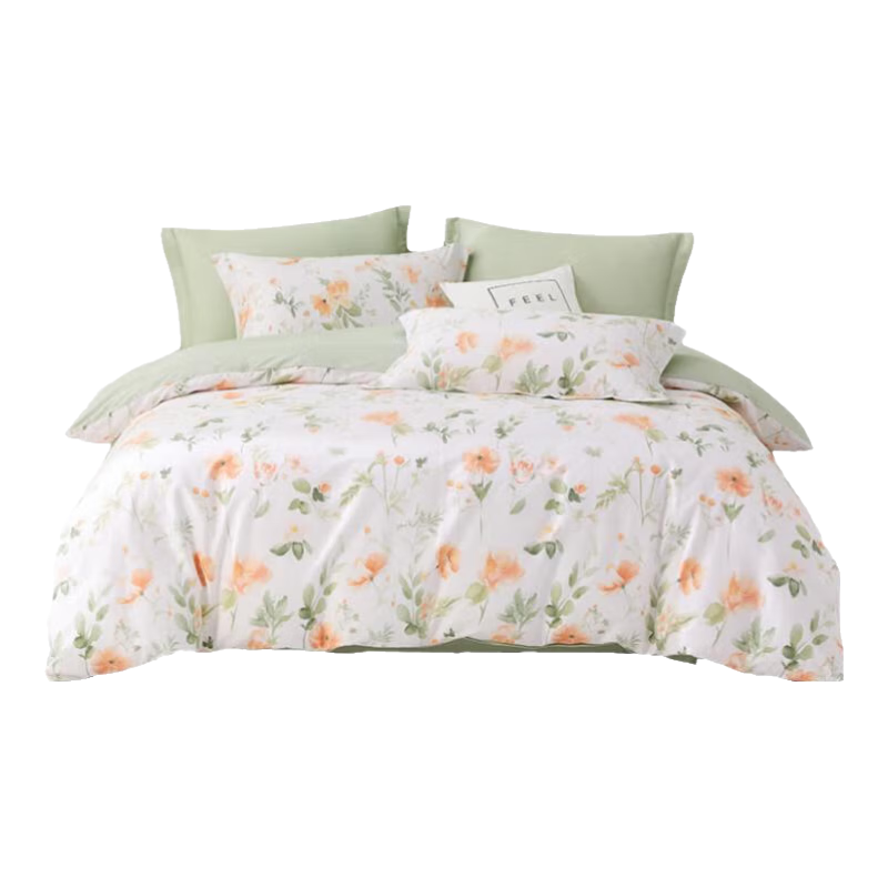 BEYOND Home Textiles Pure Cotton Duvet Cover Printed All-Cotton Bedspread Single Piece Set Huayi 200*230cm Jiaju Gua