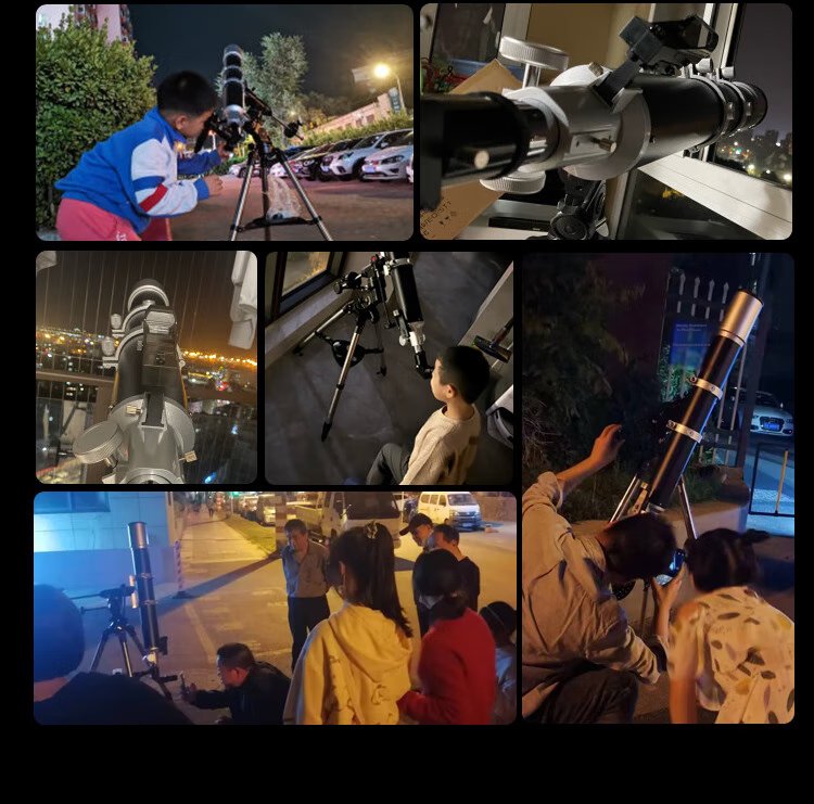 EXPLORE SCIENTIFIC 80EQ3 Astronomy Telescope Large Aperture Professional High-Definition High-Power Stargazing Kids Gift 17