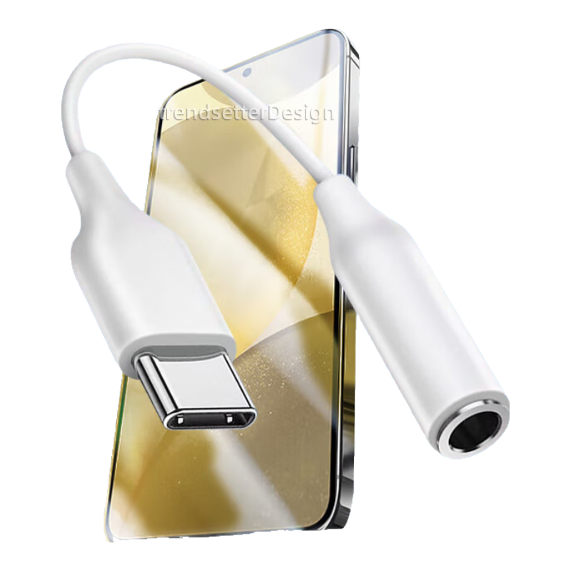 Chaofan Compatible with Samsung Headphone Adapter Cable, W25/S24/S23S22S21/note20/10+/A55/W24 Digital Audio Type-C Converter Connection Cable