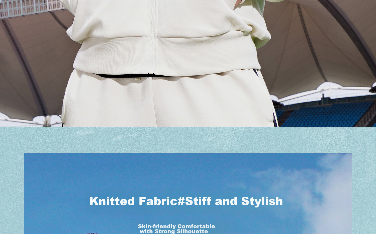 Kappa Back-To Spring And Autumn 2026 New Sports Jacket for Men, Casual Color-Block Knit Cardigan for Women K0E52WK01D 8