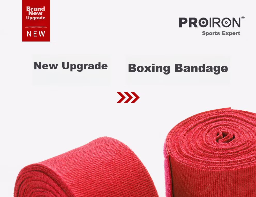 PROIRON Puli'ai Boxing Hand Wraps, Sanda Bandages, Muay Thai Fighting Hand Wraps, 2.5 Meters Black, Two-Pack 1