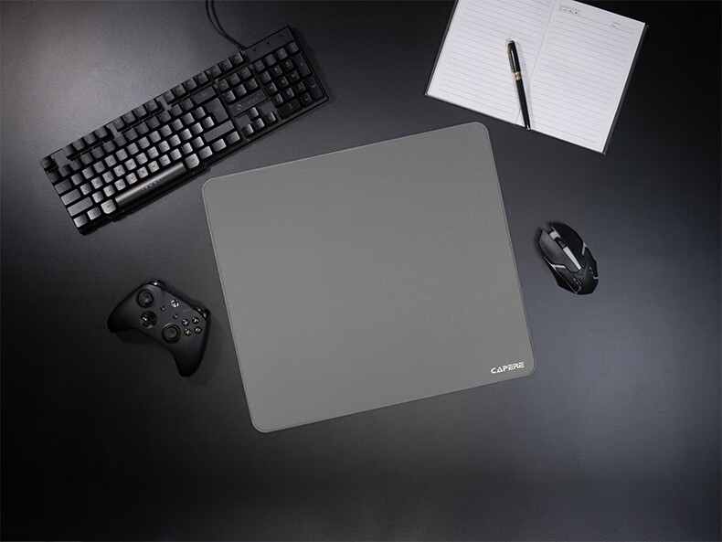 CAPERE (Kailai) Zero-Lag Waterproof PORON Gaming Mouse Pad [Long Pro] Zero-Lag Pad / Gray / 450x400 / Polyurethane Base 10