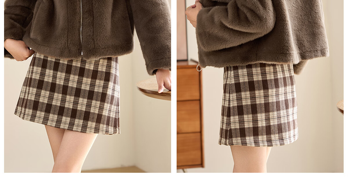 PinCai Women's Vintage Solid Color Short Fleece Jacket with Stand Collar P144U4008 22